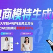 AI模特进阶课程，0基础高效生成逼真电商模特图