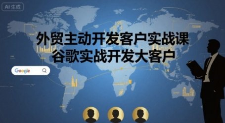外贸主动开发客户实战课,谷歌实战开发大客户