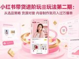 小红书带货进阶玩法第二期：从选品策略 货源对接 内容制作到月入过万爆单