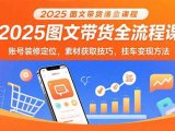 2025图文带货全流程课:账号装修定位,素材获取技巧,挂车变现方法