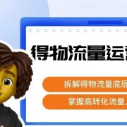 得物流量运营逻辑,拆解得物流量底层逻辑,掌握高转化入口