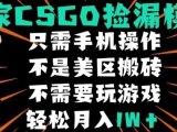 CSGO自动捡漏项目,最新独家玩法,不是美区搬砖,不需要了解和玩游戏,新手小白轻松月入1W+【揭秘】