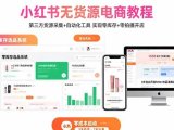小红书无货源电商教程:第三方货源采集+自动化工具 实现零库存+零拍摄开店