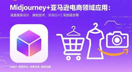 Midjourney+电商领域商业应用：涵盖服装设计、换脸技术、实拍结合等