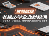 老板必学企业财税课：智慧税务、风险规避、财税筹划与股权架构搭建指南