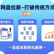 网盘拉新-打破传统方式,低成本矩阵化躺挣,全民可参与、矩阵可复制、收益可持续【揭秘】