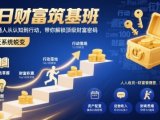百日财富筑基班，助力普通人从认知到行动，带你解锁顶级财富密码