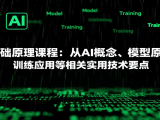 AI基础原理课程：从AI概念、模型原理到训练应用等相关实用技术要点