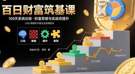 百日财富筑基课:认知+策略+实操+案例拆解 实现从创富到守富全周期能力