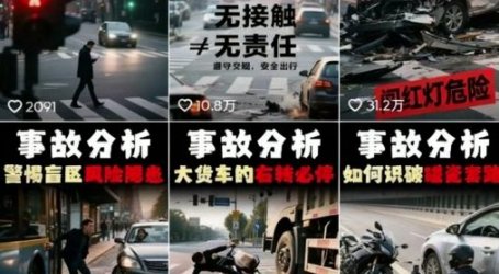 交通事故分析案例短视频，全新赛道，可做抖音精选计划，可同步百家号头条号支付宝视频号平台