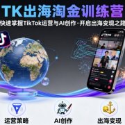 TK出海淘金训练营,助你快速掌握TikTok运营与AI创作,开启出海变现之路
