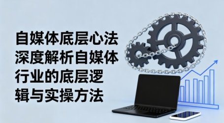 自媒体底层心法，深度解析自媒体行业的底层逻辑与实操方法