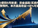 主力密码9月新课：资金追踪/买卖时机/行情预判，单月最高收益+48%可复制