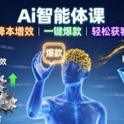 Ai智能体课,降本增效,一键爆款,轻松获客