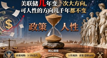 付费文章:美联储几年变一次大方向,可人性的方向几千年都不变