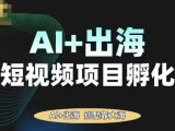 AI·TikTok AI+出海短视频项目孵化,陪你从0-1借助AI实现出海变现