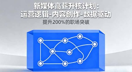 新媒体高薪升核计划：运营逻辑-内容创作-数据驱动，提升200%的职场突破