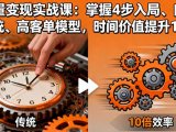 流量变现实战课:掌握4步入局、自动化系统、高客单模型,时间价值提升10倍