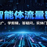 AI智能体流量密码：从了解到推广，学剪辑，答疑问，实体门店精准获客