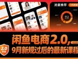 闲鱼电商2.0，9月新规过后的最新课程