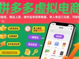 拼多多虚拟电商，门槛低，搬运上架，操作起来简单粗暴，单人单店三位数，可矩阵