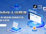 知识IP合伙人运营课：微信/公众号/朋友圈/短视频引流，多平台分发与变现