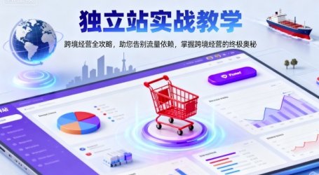 独立站实战教学,跨境经营全攻略,助您告别流量依赖,掌握跨境经营的终极奥