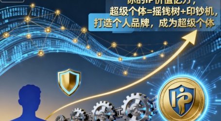你的IP价值亿万，超级个体=摇钱树+印钞机，打造个人品牌，成为超级个体