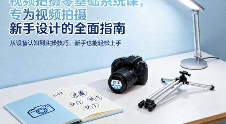 视频拍摄零基础系统课，专为视频拍摄新手设计的全面指南