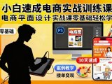 小白速成电商实战训练课,电商平面设计实战课零基础轻松学