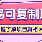 简易可复制的小众项目，每天投入3分钟，单笔可达200+【附操作流程说明】