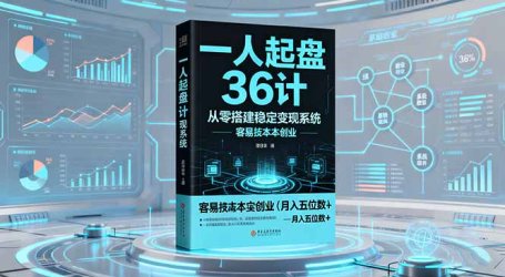一人起盘36计:从零搭建稳定变现系统,实现低成本创业,月入五位数+
