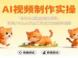 AI视频制作实操，飞天/小橘猫/美女系列，可灵/ViduAl/通义万相文生图转视频