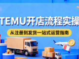 小凡老师·TEMU开店从0到1全流程实操课