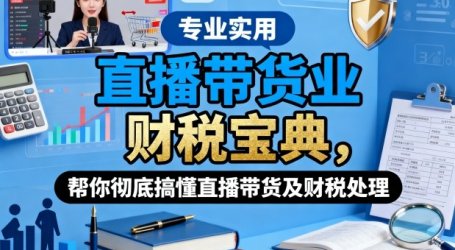 直播带货业财税宝典,帮你彻底搞懂直播带货及财税处理