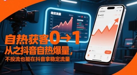 自热获客从0到1之抖音自热爆量,不投流也能在抖音拿稳定流量