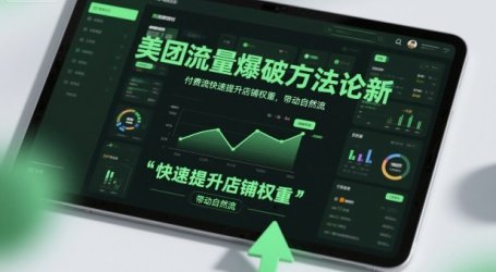 美团流量爆破方法论,付费流快速提升店铺权重,带动自然流