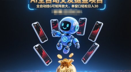 AI全自动交友掘金项目，全自动挂G可矩阵放大，单窗口轻松日入30+【揭秘】