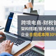 跨境电商-财税管理课程：架构搭建/报关税务/全球税制，企业合规成本降30%