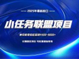 小任务联盟项目:一台电脑每天只需10分钟,轻松简单稳定