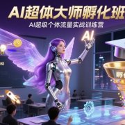 AI超体大师孵化班,AI超级个体流量实战训练营