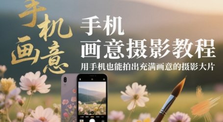 手机画意摄影教程，用手机也能拍出充满画意的摄影大片