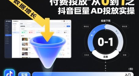 ​​‌‬‌‍⁤⁣​​⁤⁢​⁤​‍‬‬​⁤⁣‍‬⁤​⁡​⁣⁡‌‍​⁤⁣‍⁣​‌⁢⁢⁡‍⁣⁡​付费投放从0到1之抖音巨量AD投放实操
