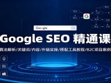Google SEO 精通课：算法解析/关键词/内容/外链实操/搭配工具教程/B2C项目案例