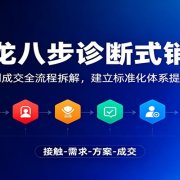 天龙八步诊断式销售，从接触到成交全流程拆解，建立标准化体系提升转化率