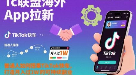 Tc联盟海外App拉新:普通人如何搭乘TikTok快车,打造月入过1W的可持续副业